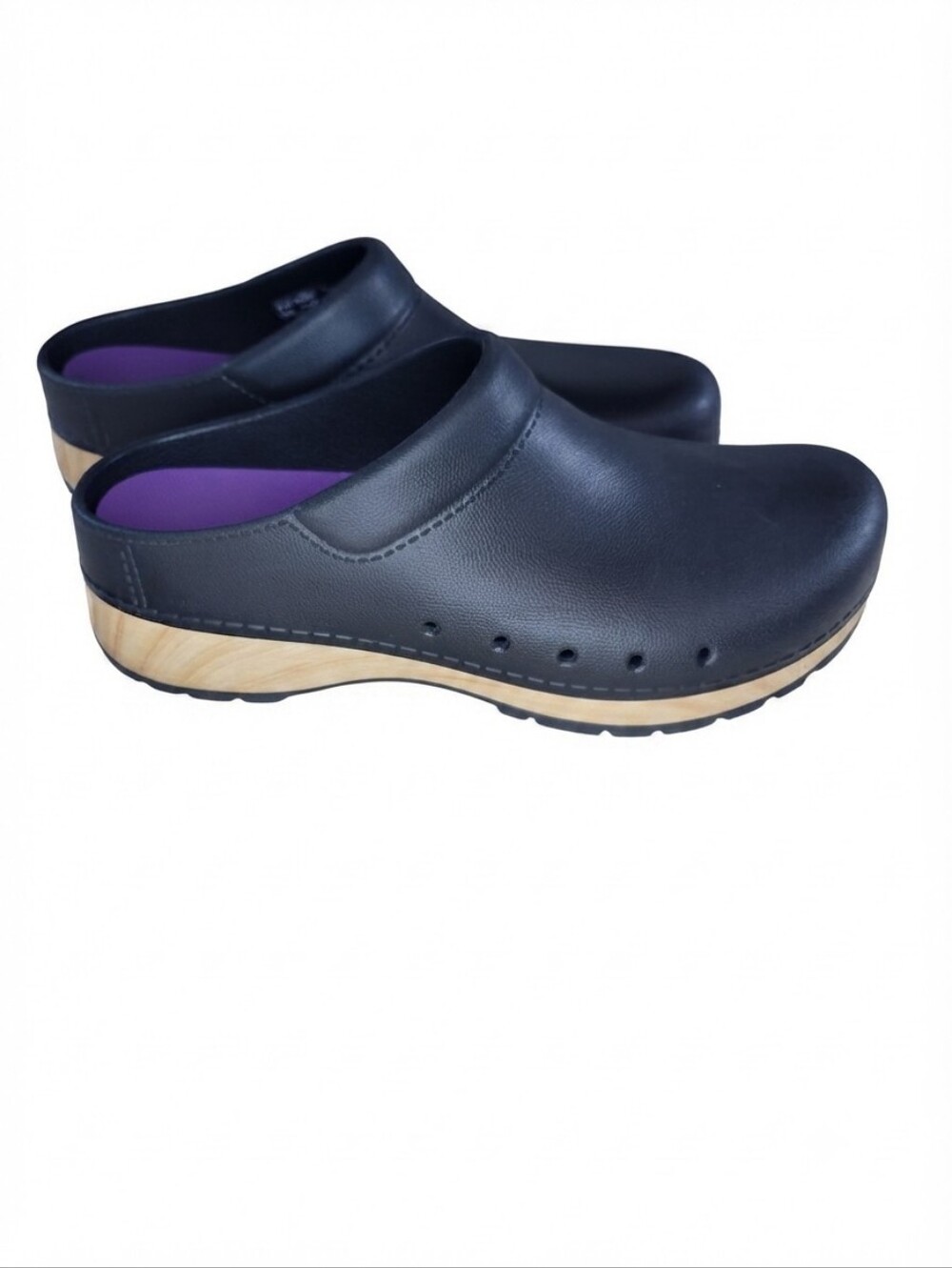 Dansko Kane Clog Womens 41 Black EVA Mule Slip On Lightweight Gorpcore Nurse